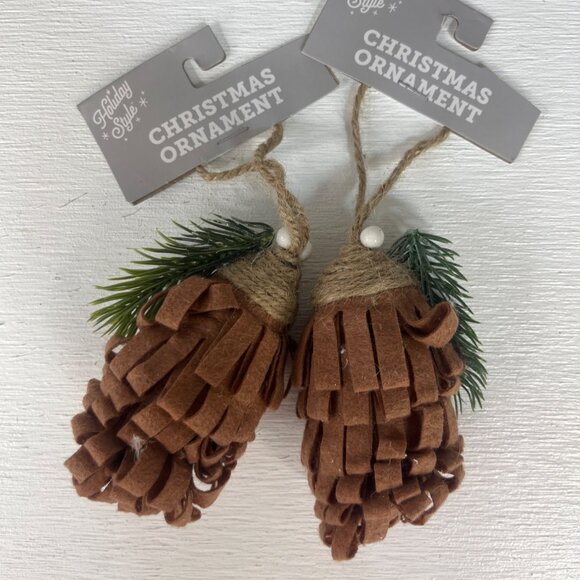 Holiday Style 6 Ft Pinecone Garland Rustic Christmas Ornaments Tree Decorations - Picture 3 of 9